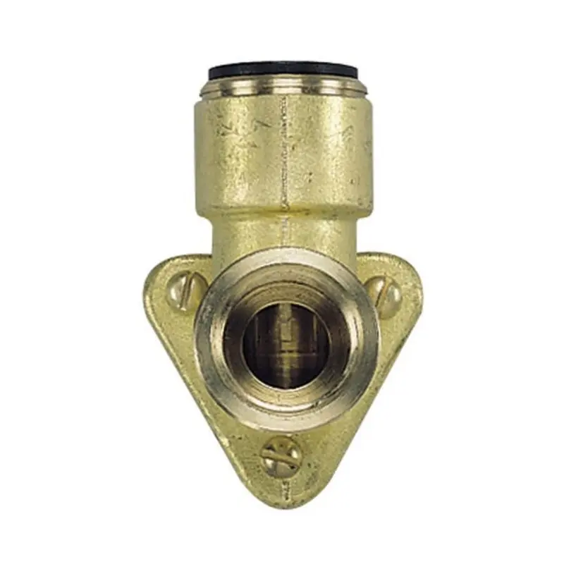 John Guest 15 x 1/2in BSPP Brass Wing Back Elbow