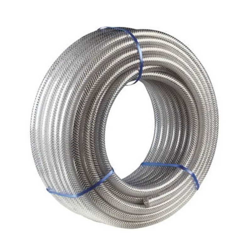 Jupiter Pneumatics (Pro-Source) 13(1/2in) Reinforced Pvc Braided Hose-100m Length