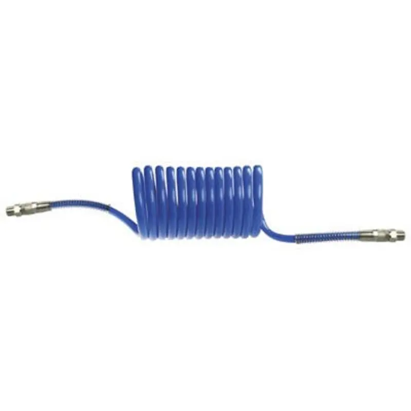 Jupiter Pneumatics (Pro-Source) 10 x 8mm x 5m Nylon Recoil Hose Blue