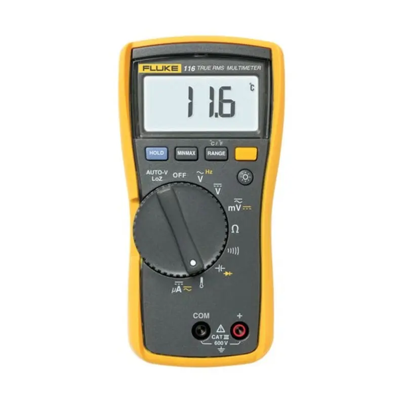 Fluke 116 HVAC Multimeter With Temperature And Microamps