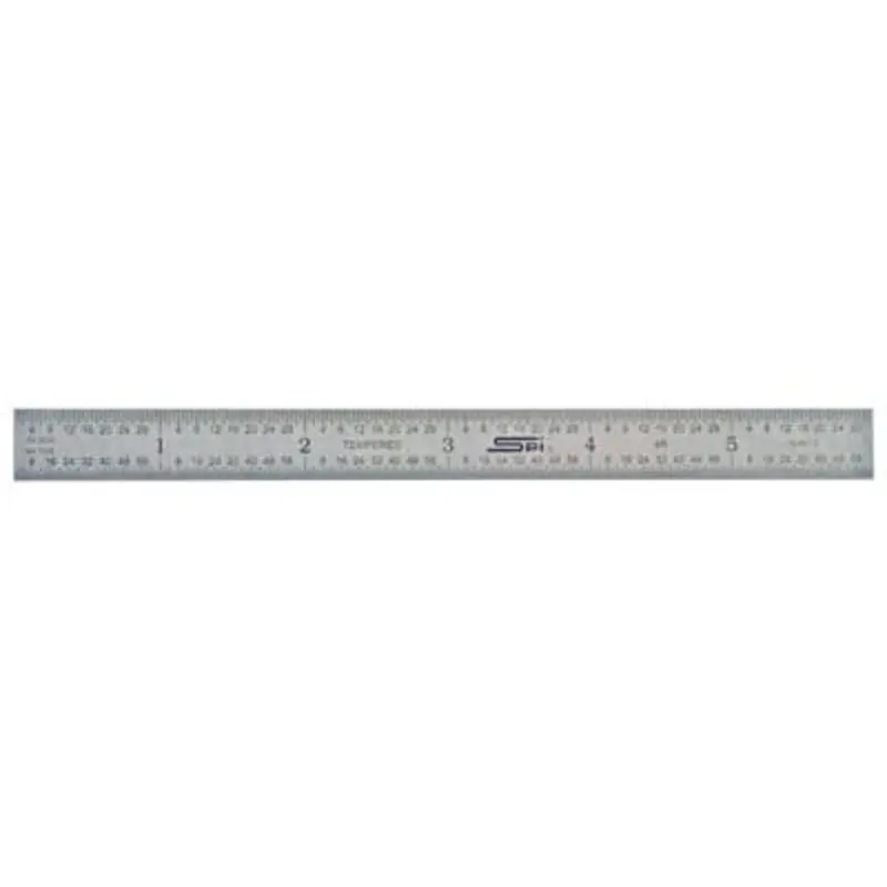 SPI 600mm Metric Rigid Steel Ruler
