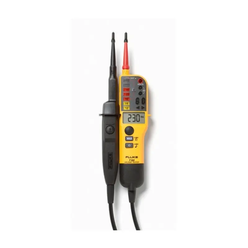 Fluke T150 Voltage/Continuity Tester W/LcdOhmsSwitch.Load