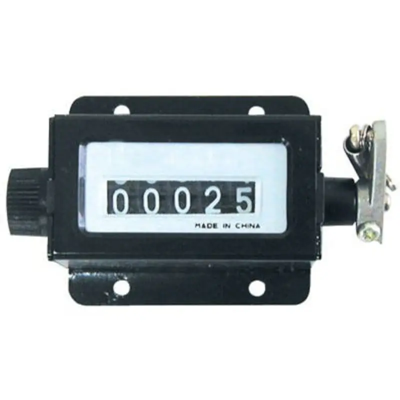 SPI 5 Digit With Reset Knob Ratchet Counter