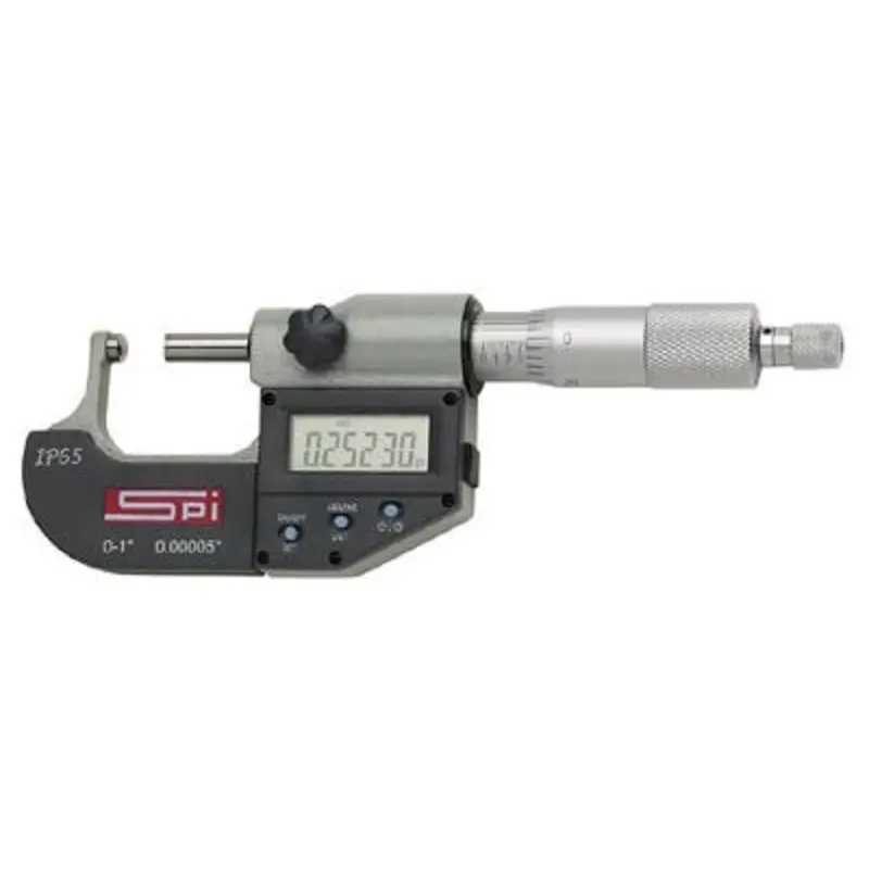 SPI 25-50mm/1-2in Anvil Ball Micrometer Digital