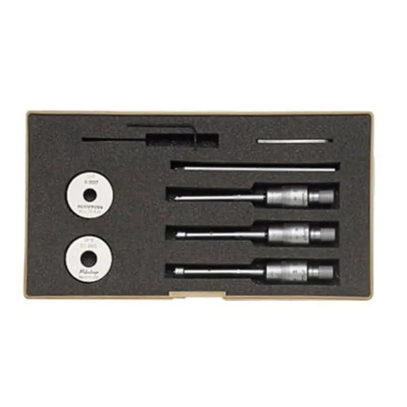 Mitutoyo 100-200mm 3 Point Hole Micrometer Set 368 Series