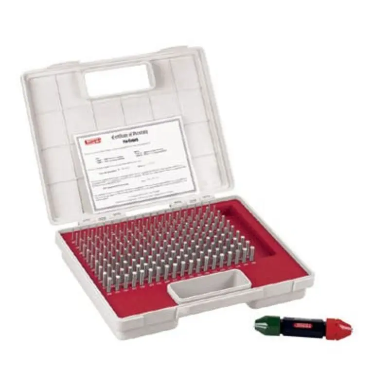 SPI 1.30-4.98mm +0.005mm / -0.000mm 185 Piece Pin Gage Set