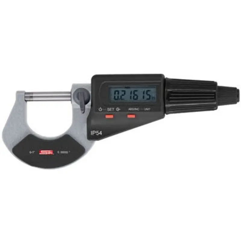 SPI 1-2in/25-50mm 0.00005in/0.001mm Ip54 Digital Micrometer