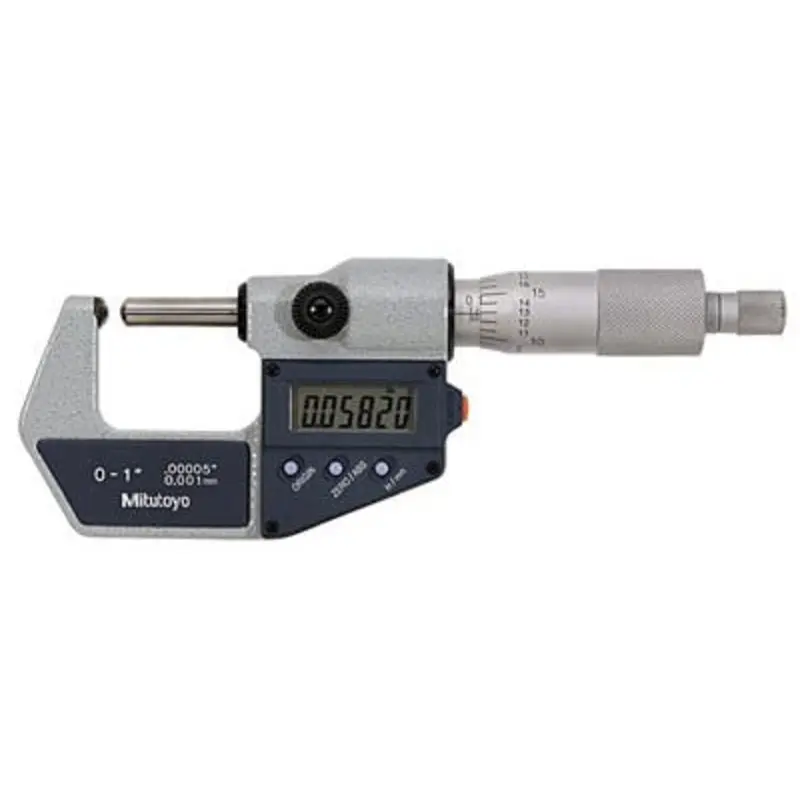 Mitutoyo 1-2in / 25.4-50.8mm Spherical Face Micrometer