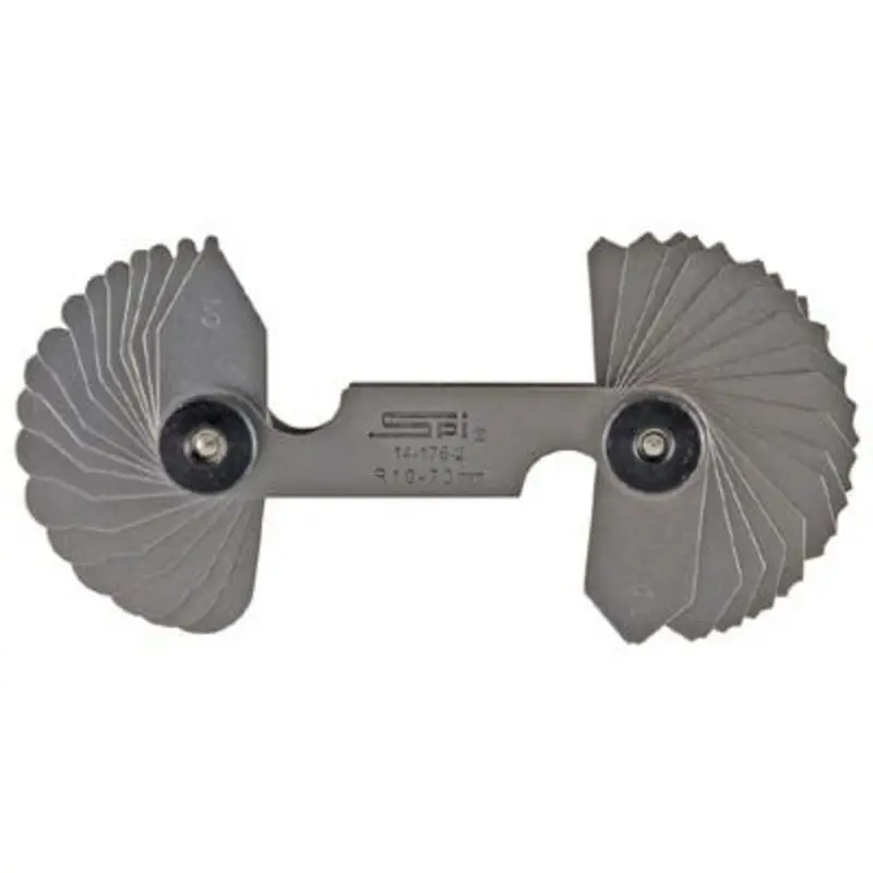 SPI 1-7mm 34 leaf Radius Gauge