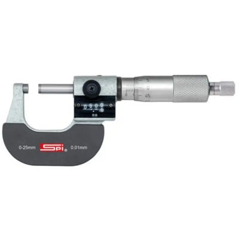 SPI 0-3in 0.0001in Grad 3 Piece Digital Outside Micrometer Set