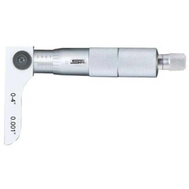SPI 0-4in Half Base Depth Micrometer