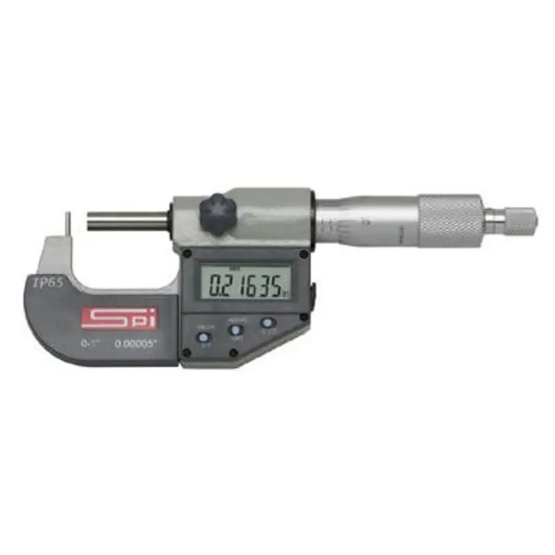 SPI 0-1in IP65 Digital Tube Micrometer Barrel Anvil