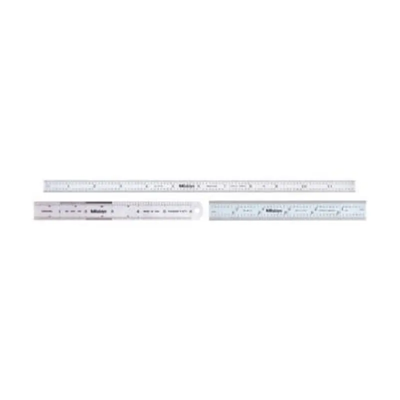 Mitutoyo 0-40in / 0-1000mm Stainless Steel Semi-Flexible Rule