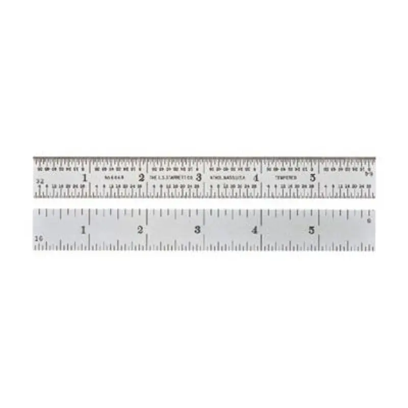 Mitutoyo 0-24in / 0-600mm Stainless Steel Wide Rigid Rule