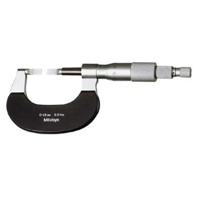 Mitutoyo 0-25mm 0.01mm Hardened Steel Blade Micrometer 122 Series