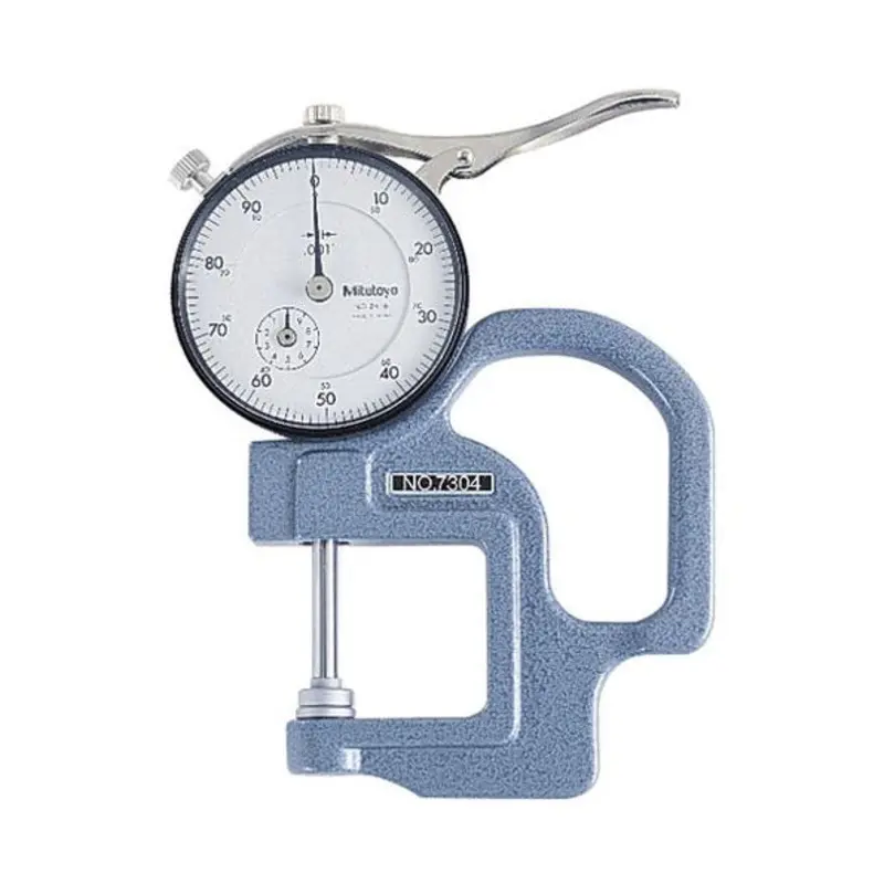Mitutoyo 0 - 10mm Flat/Ceramic Dial Thickness Gauge