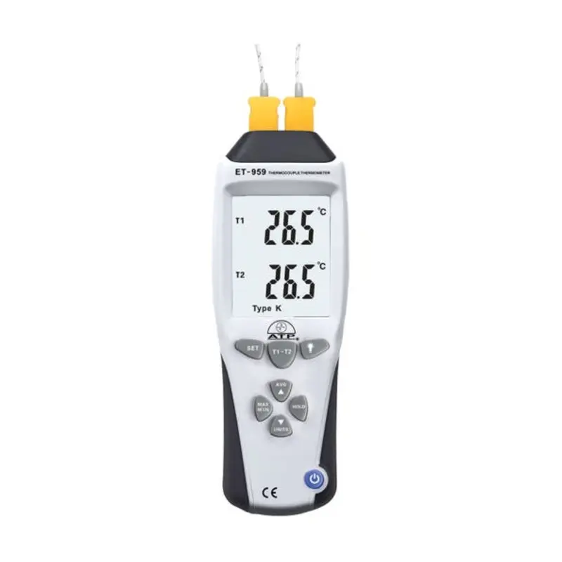 ATP ET-959 Hi-Accuracy Dual Input K & J-Type Thermometer