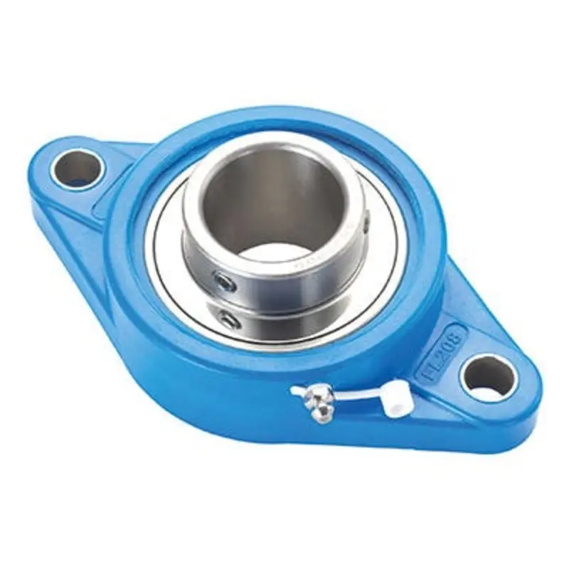 FSB 2-Bolt Flanged Blue Thermoplastic NFL Housings  | MSC Industrial Supply Co.