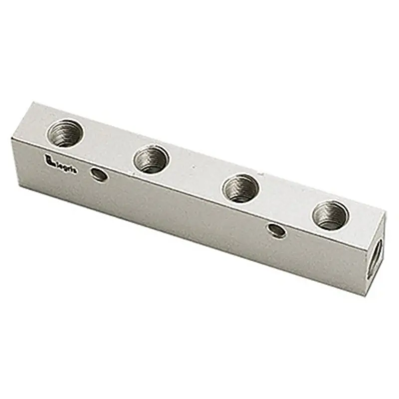 Parker Legris 1/4in BSPP Inlet 4X 1/8in BSPP Outlet Manifold