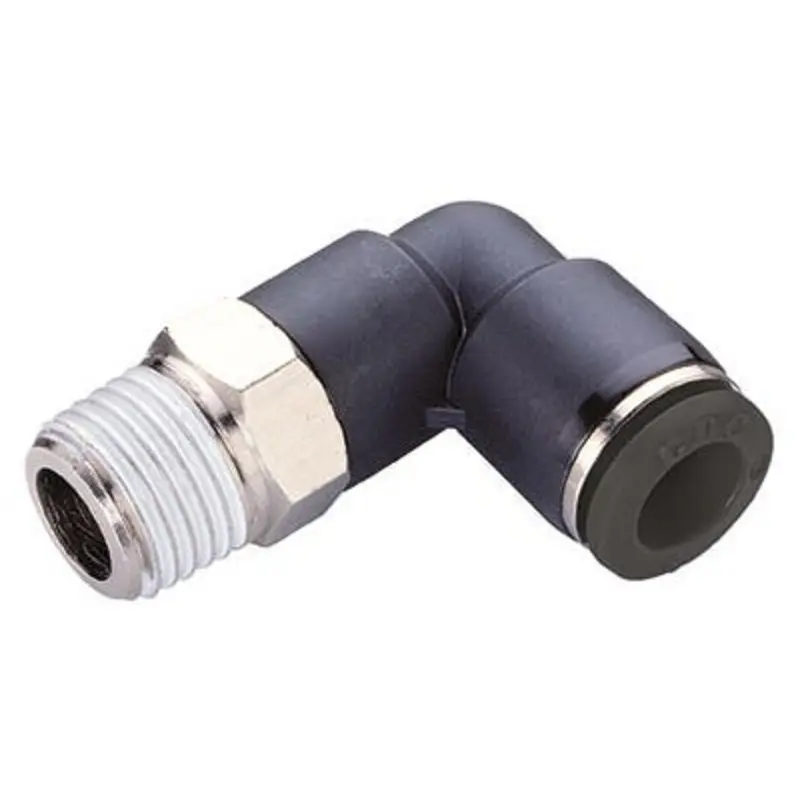 CDC Pneumatics 1/2in x 1/2in BSPT Swivel Rotating Male Elbow