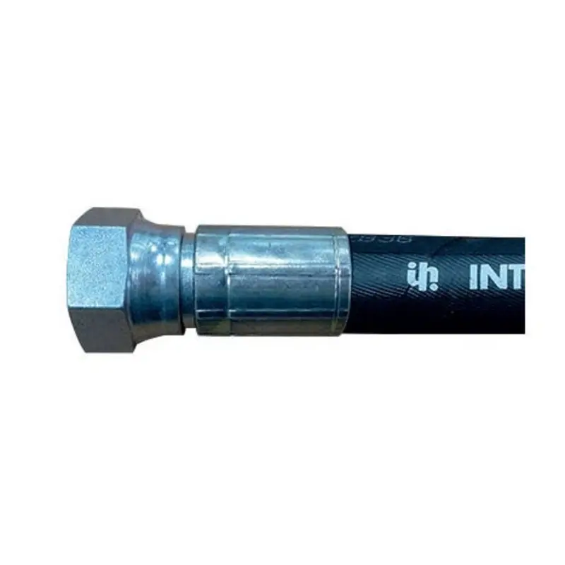 Jupiter Pneumatics (Pro-Source) 1/4in 0.5m 2 Wire Hydraulic Hose Straight x 90