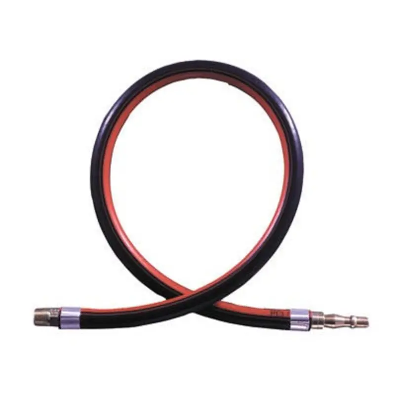 PCL 0.6m of 10mm 1/4in Male Airtool Whip Hose