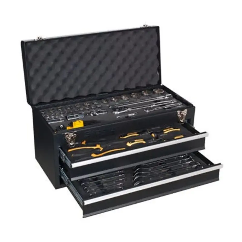 Sealey 2 Drawer Portable Tool Chest with 90 Piece Tool Kits  | MSC Industrial Supply Co.
