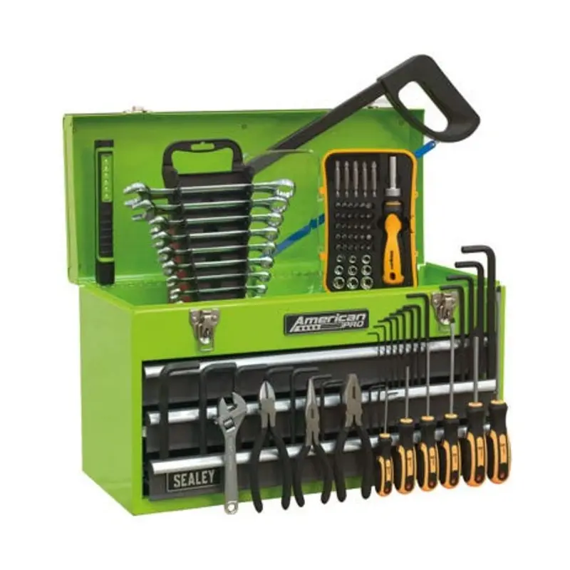 Sealey 3 Drawer Portable Tool Chest with 93 Piece Tool Kits  | MSC Industrial Supply Co.
