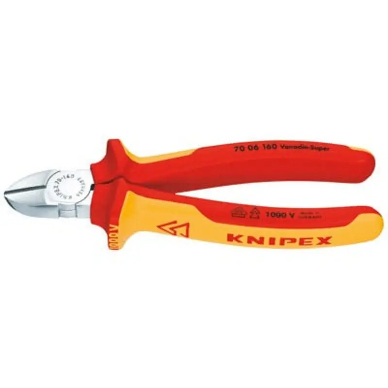 Knipex Diagonal Cutters - Chrome Plated VDE  | MSC Industrial Supply Co.