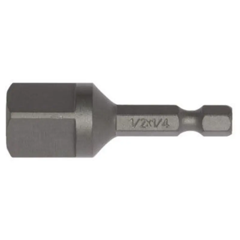 Teng Tools 1/4in Hex to 1/2in Square Adaptor  | MSC Industrial Supply Co.