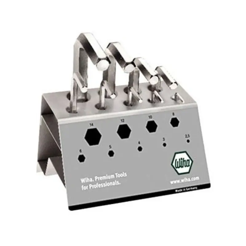 Wiha Nickel-Plated Hex Keys in Stand  | MSC Industrial Supply Co.