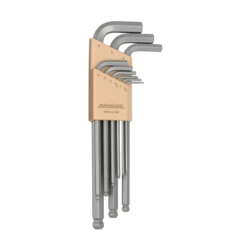 Paramount Long Arm Ball End Hex Key Sets - Metric  | MSC Industrial Supply Co.