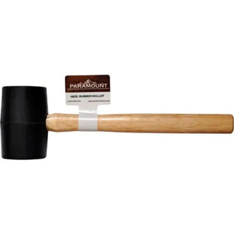 Paramount Black Rubber Mallets  | MSC Industrial Supply Co.