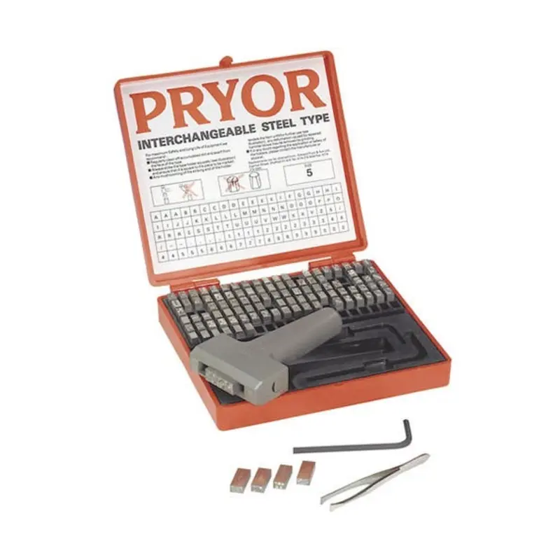 Pryor Marking Type Sets  | MSC Industrial Supply Co.