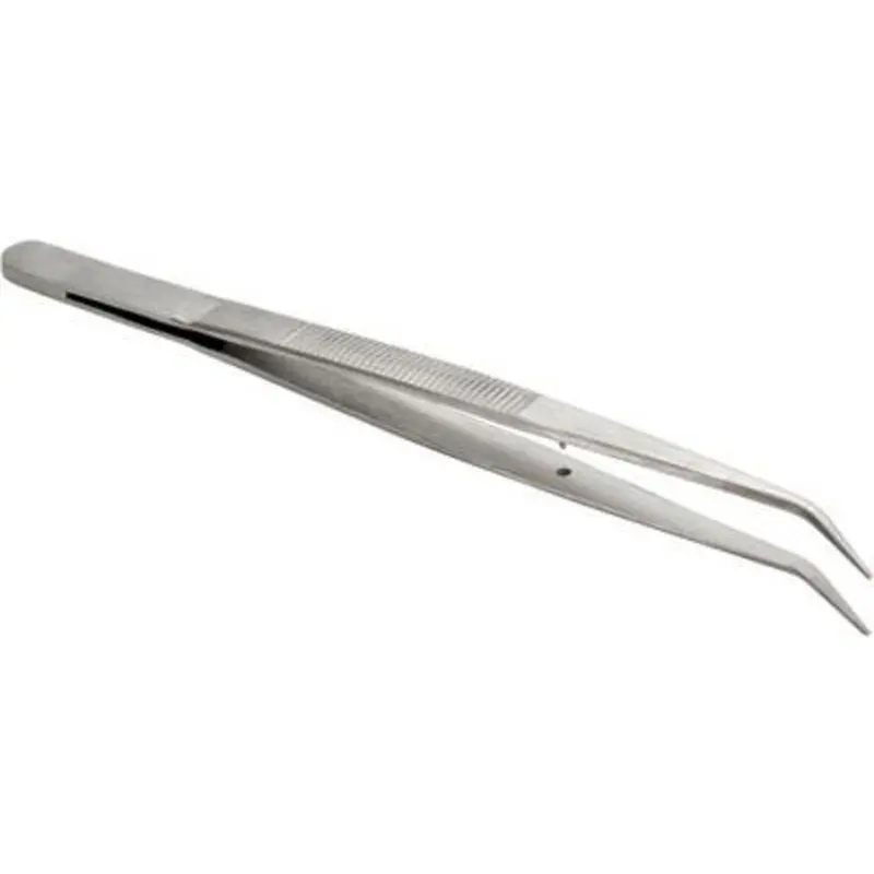 Nuline 150mm Stainless Steel Tweezer Serrated with Pin