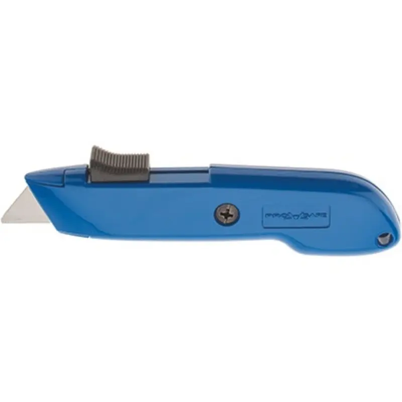 Pro-Safe Self Retract Utility Knife Zinc Handle