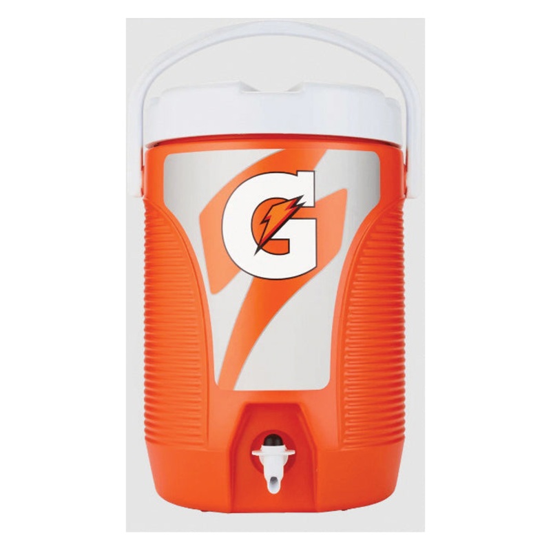 Gatorade 52000490319 Sideline Cooler, 3 gal Volume, Orange