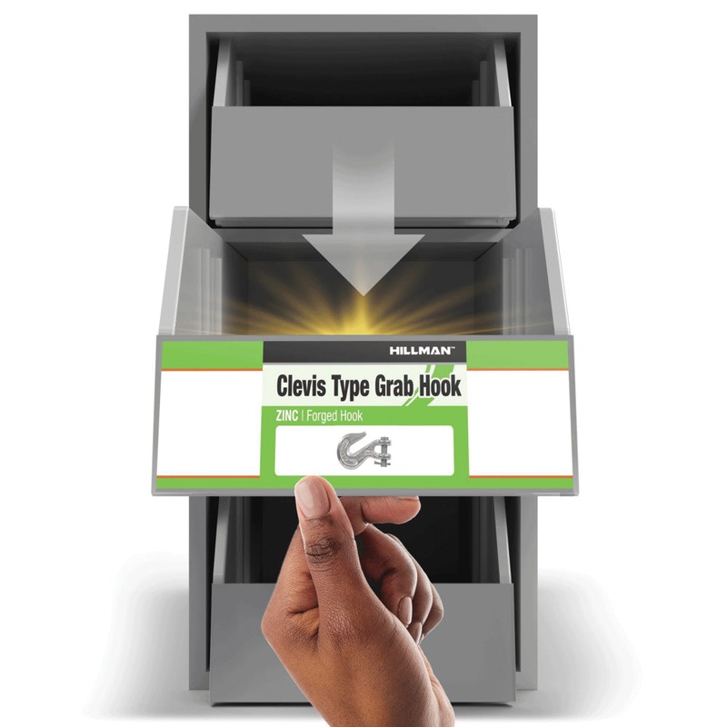 HARDWARE ESSENTIALS 321670 Chain Quick Link, 3/16 in Trade, 2 in L Inside, 660 lb Load, 30 Grade, Steel, Zinc-Plated