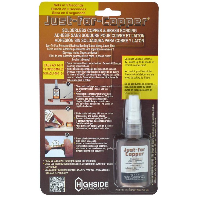 Highside Chemicals 31010 Pipe Joint Compound, Bottle, 10 g, Liquid, Clear
