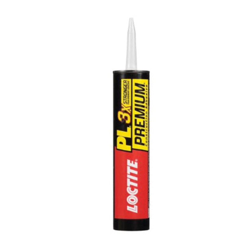 LOCTITE 1390594 Premium Construction Adhesive, Paste, Tan, Aromatic, 24 to 48 hr Curing, 28 oz, Cartridge